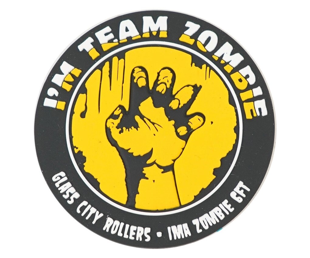 Шеврон EmersonGear Zombie Team Patch, PVC на велкро (Yellow) от компании Интернет-магазин Pnevmat24 - фото 1