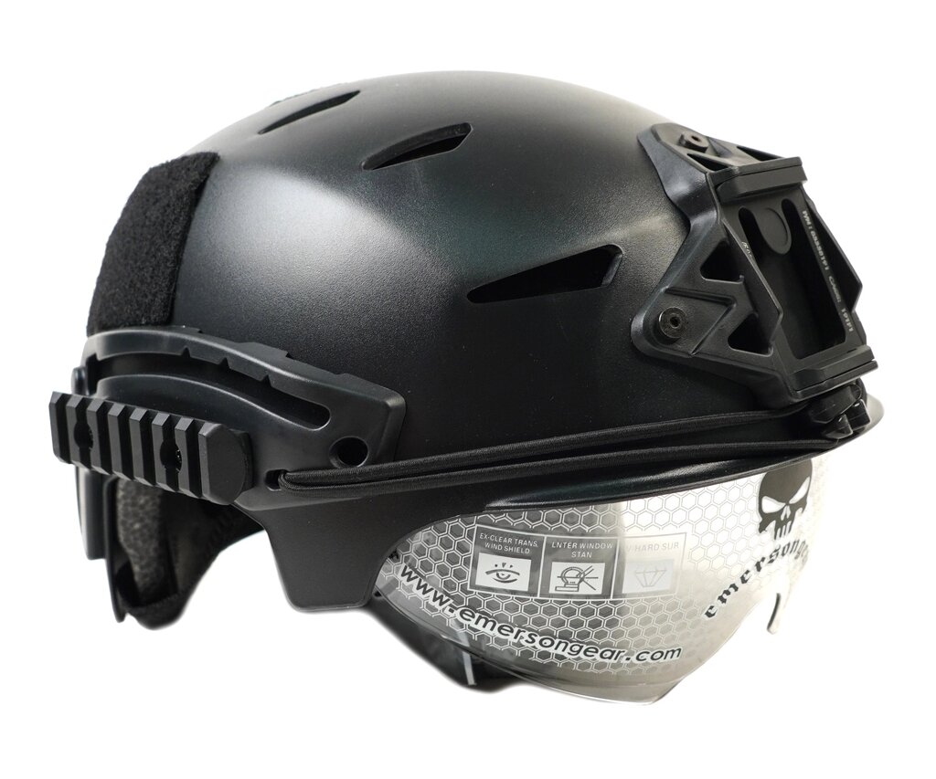 Шлем тактический EmersonGear EXF BUMP Helmet /Protective (Black) от компании Интернет-магазин Pnevmat24 - фото 1