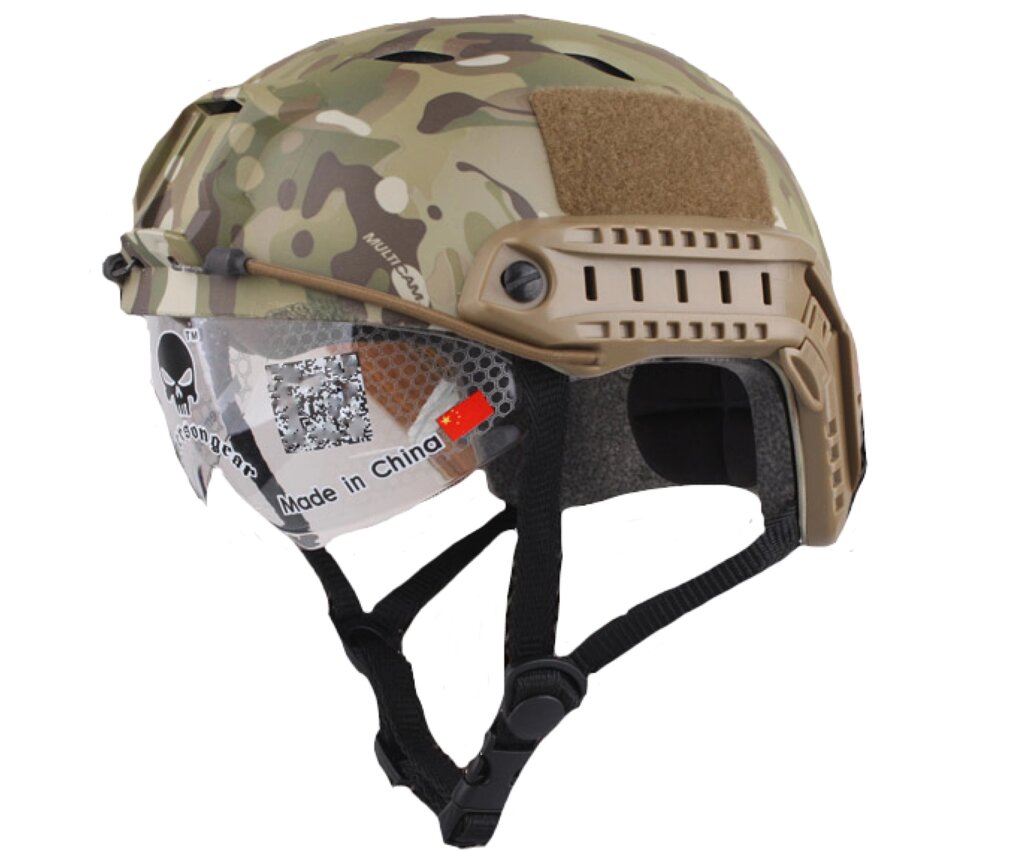 Шлем тактический EmersonGear Fast Helmet Protective Goggle BJ Type (Multicam) от компании Интернет-магазин Pnevmat24 - фото 1