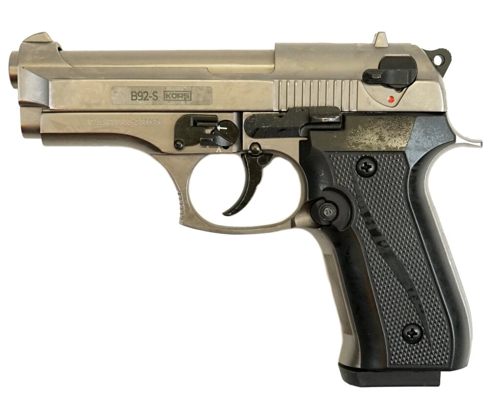 Сигнальный пистолет B92-S KURS Compact (Beretta) кал. 5,5 мм под 10ТК, фумо от компании Интернет-магазин Pnevmat24 - фото 1