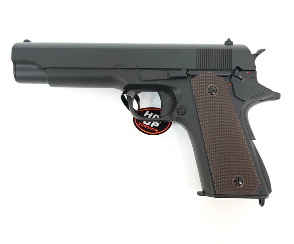 Страйкбольный пистолет Cyma Colt 1911 AEP (CM. 123) от компании Интернет-магазин Pnevmat24 - фото 1