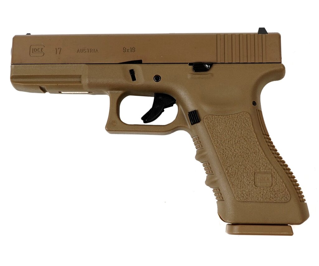 Страйкбольный пистолет East Crane Glock 17 Gen. 3 GBB Desert (EC-1101-DE) от компании Интернет-магазин Pnevmat24 - фото 1