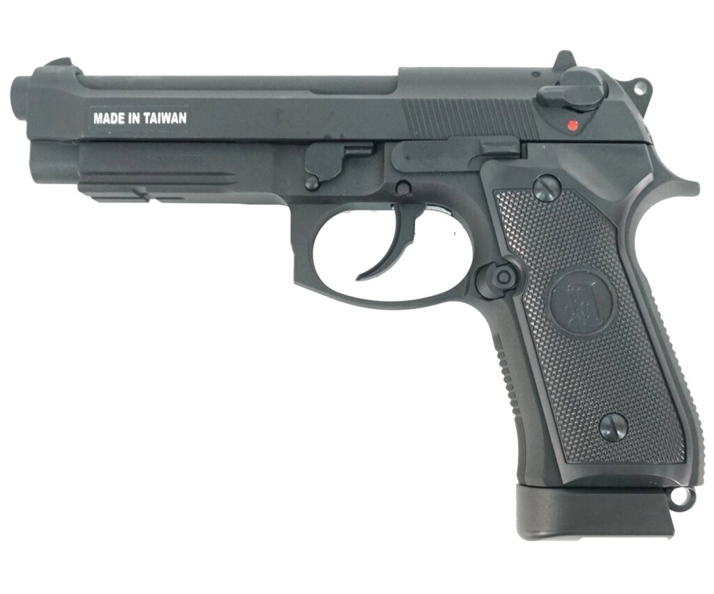 Страйкбольный пистолет KJW Beretta M9A1 Gas GBB Black от компании Интернет-магазин Pnevmat24 - фото 1