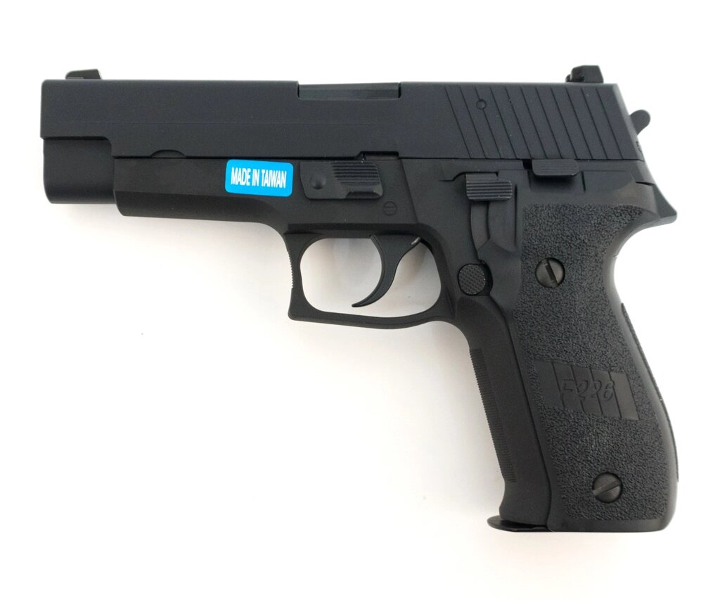 Страйкбольный пистолет WE SigSauer P226 (WE-F001B) от компании Интернет-магазин Pnevmat24 - фото 1