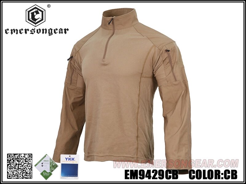 Тактическая футболка EmersonGear E4 Combat T-shirt (Coyote) от компании Интернет-магазин Pnevmat24 - фото 1