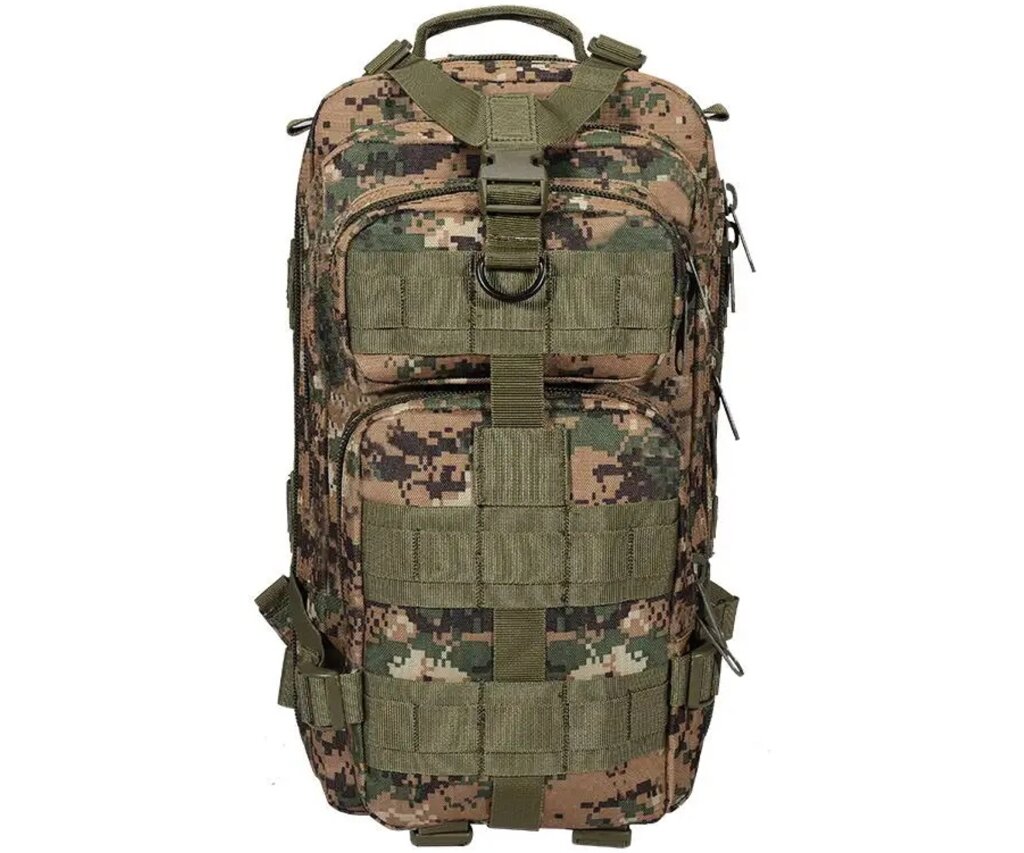 Тактический рюкзак Yakeda BK-5043 Molle, 600D +PVC, 25 л (WoodLand Digital) от компании Интернет-магазин Pnevmat24 - фото 1