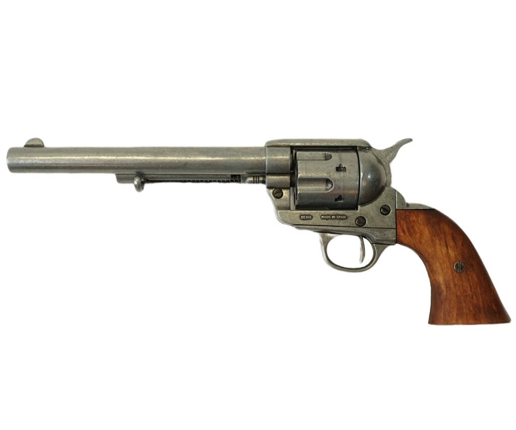 |Уценка| Макет револьвер Colt Peacemaker .45, 7", серый (США, 1873 г.) DE-1107-G (№ 487-УЦ) от компании Интернет-магазин Pnevmat24 - фото 1