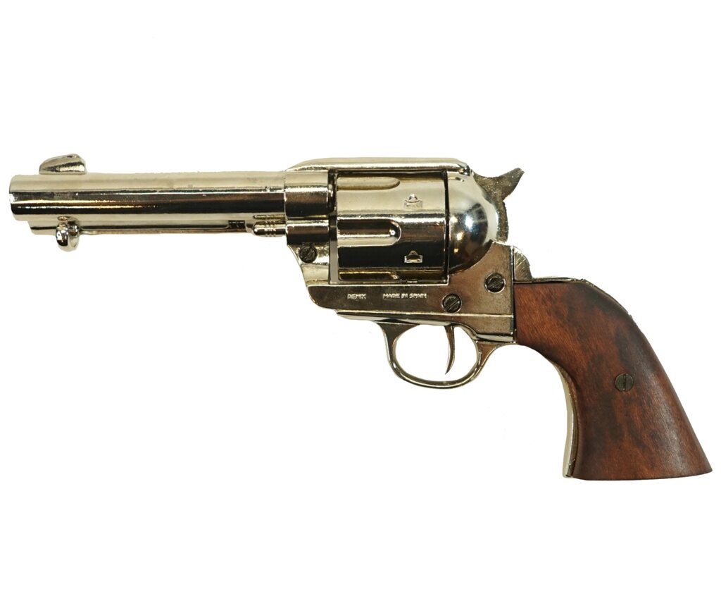 |Уценка| Макет револьвер Colt Peacemaker .45, никель (США, 1873 г.) DE-1186-NQ (№ 538-УЦ) от компании Интернет-магазин Pnevmat24 - фото 1