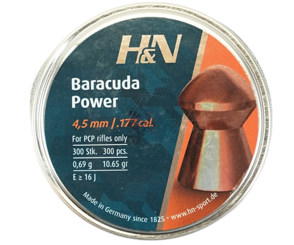 |Уценка| Пули H&N Baracuda Power 4,5 мм, 0,69 г (300 штук) (№ 647-УЦ) от компании Интернет-магазин Pnevmat24 - фото 1