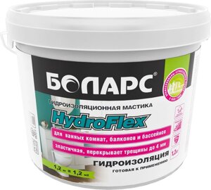 БОЛАРС ГидроФлекс мастика эластичная полимерная (1,2 кг)