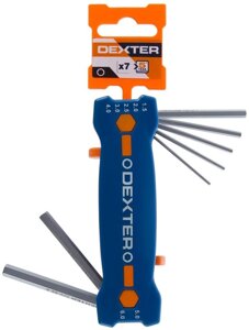 ДЕКСТЕР Hex набор ключей шестигранных 1,5-6 мм (7шт)