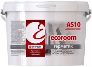 ЭКОРУМ AS-10 герметик акриловый общестроительный белый (7кг)