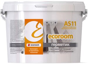 ЭКОРУМ AS-11 герметик акриловый высокоэластичный белый (7кг)