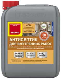 НЕОМИД 400 Антисептик-концентрат для внутренних работ 1:5 (5л)