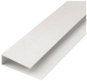 Профиль L стартовый торцевой для сэндвич-панелей 10мм (3м) белая