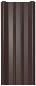 Штакетник М-образный коричневый (1,8м)