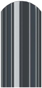 Штакетник-П двухсторонний серый (1,5м)