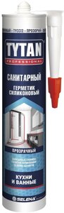 ТИТАН герметик силиконовый санитарный бесцветный (280мл)
