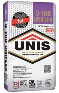 ЮНИС Унифлекс U-100 клей для плитки серый (25кг)