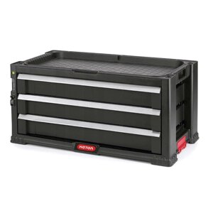 3 Drawer Tool Chest System (56,2x28,9x26,2см, 16,3л) (Блок из 3 ящиков)