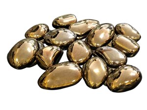 Керамические золотые камни для биокамина 14 шт.
