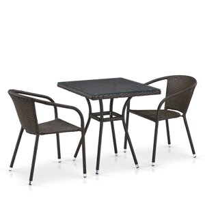 Комплект мебели T282BNT/Y137C-W53 Brown 2Pcs (2 персоны)