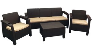 Комплект мебели Tweet Terrace Set Max (Triple Set) с подстаканниками