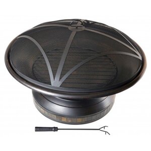 Костровая чаша Hugett Fire Pit 51158 (диам. 89х58см, 11,5кг)