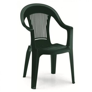 Кресло пластиковое Elegant Scratchproof Monobloc (57,5х50х90см) зеленое