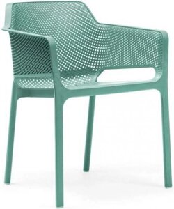 Кресло пластиковое Net (60,5х58,5х80см) ментоловое