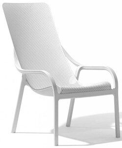 Кресло пластиковое Net Lounge (61х90х98,5см) белое