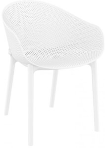 Кресло пластиковое Sky (54х60х81см) белое