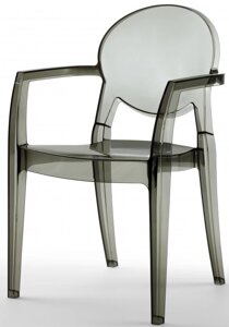 Кресло прозрачное Igloo (57х54х87см) серый