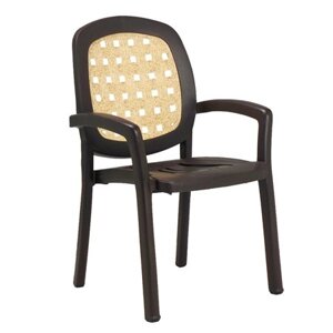 Кресло Sistina Caffe Rattan (580х600х900 мм)