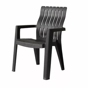 Кресло (стул с подлокотниками) Chicago антрацит (62x63x90см)