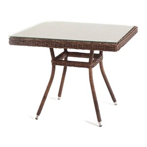 Обеденный стол Айриш (90х90х75см) коричневый