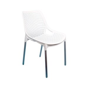 Пластиковый Horeca стул для кафе белый (45х65х77,5см)
