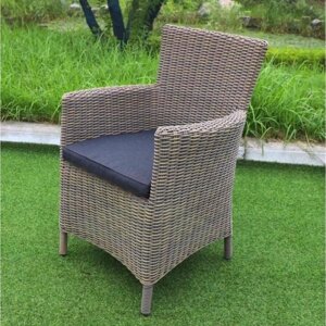 Плетеное кресло AM-395C-Grey (60х62x81см)
