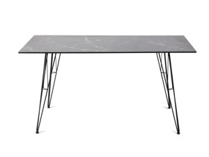 Руссо обеденный стол из HPL 150х80х75см, цвет мрамор