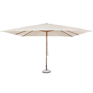 Садовый зонт Неаполь бежевый прямоугольный (4х3м)