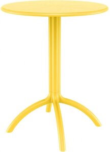 Стол пластиковый Octopus (60х75мм) желтый