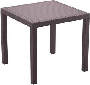Стол пластиковый Orlando (80х80х75см) коричневый