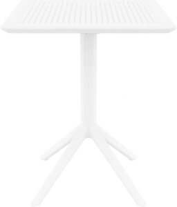 Стол пластиковый складной Sky Folding Table 60 (60х60х74см) белый