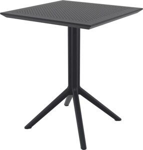 Стол пластиковый складной Sky Folding Table 60 (60х60х74см) черный