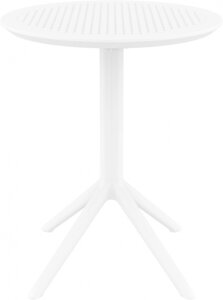 Стол пластиковый складной Sky Folding Table (диам. 60х74см) черный