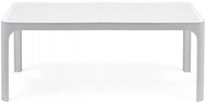 Столик пластиковый журнальный Net Table 100 (100х60х40см) белый