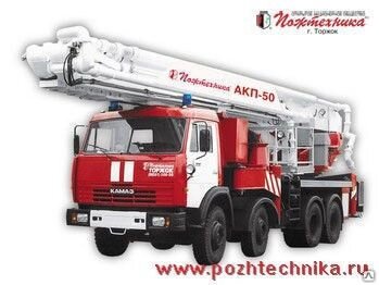 Автоподъемник коленчатый пожарный АКП-50 КамАЗ-6540 от компании СТРОИТЕЛЬНОЕ ОБОРУДОВАНИЕ - фото 1