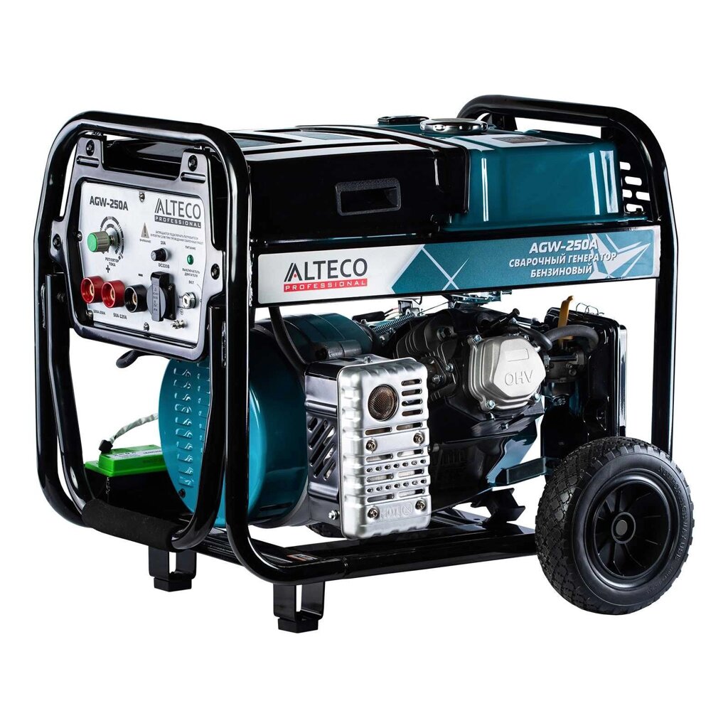 Бензиновый генератор сварочный Alteco Professional AGW-250A от компании СТРОИТЕЛЬНОЕ ОБОРУДОВАНИЕ - фото 1