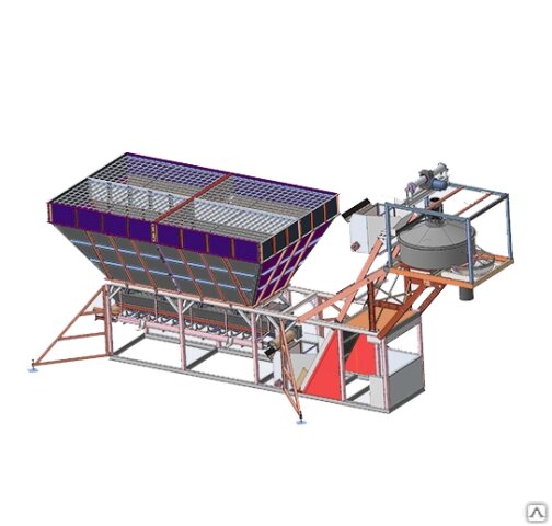 Быстромонтируемый завод бетонный Авангард-50 от компании СТРОИТЕЛЬНОЕ ОБОРУДОВАНИЕ - фото 1