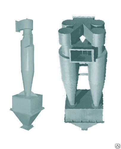 Циклон ЦН-11 Аппарат сухой очистки газов от компании СТРОИТЕЛЬНОЕ ОБОРУДОВАНИЕ - фото 1
